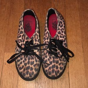 Leopard Print Vans Sneakers